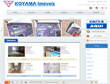 Tablet Screenshot of koyama.com.br