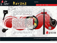 Tablet Screenshot of koyama.co.uk